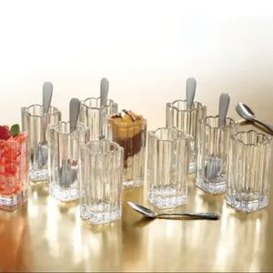 Alexandria Crystal Tasting Shot Glass Set w/ Spoons – Elegant Serveware